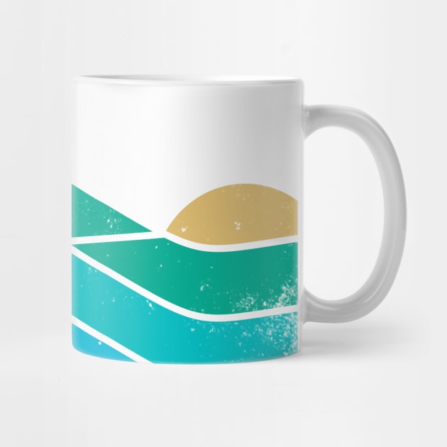 70s Sunset Ocean waves by Vanphirst